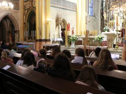 Dekanalne spotkanie Dzieci Maryi z okazji Kongresu Eucharystycznego, 27.04.2024